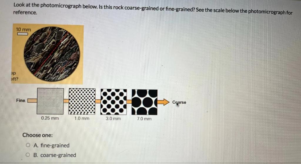 Solved Look at the photomicrograph below. Is this rock | Chegg.com