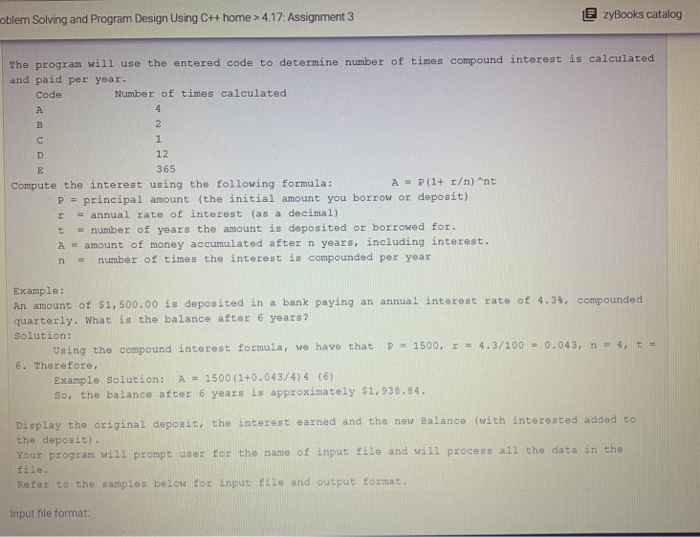 Solved Problem Solving and Program Design Using C++ home> | Chegg.com