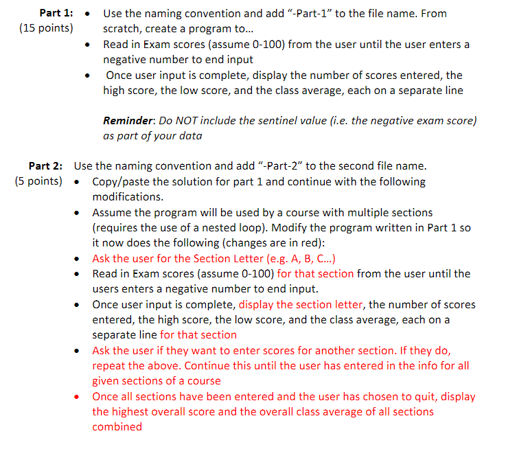 Solved Part 1: (15 points) Use the naming convention and add | Chegg.com