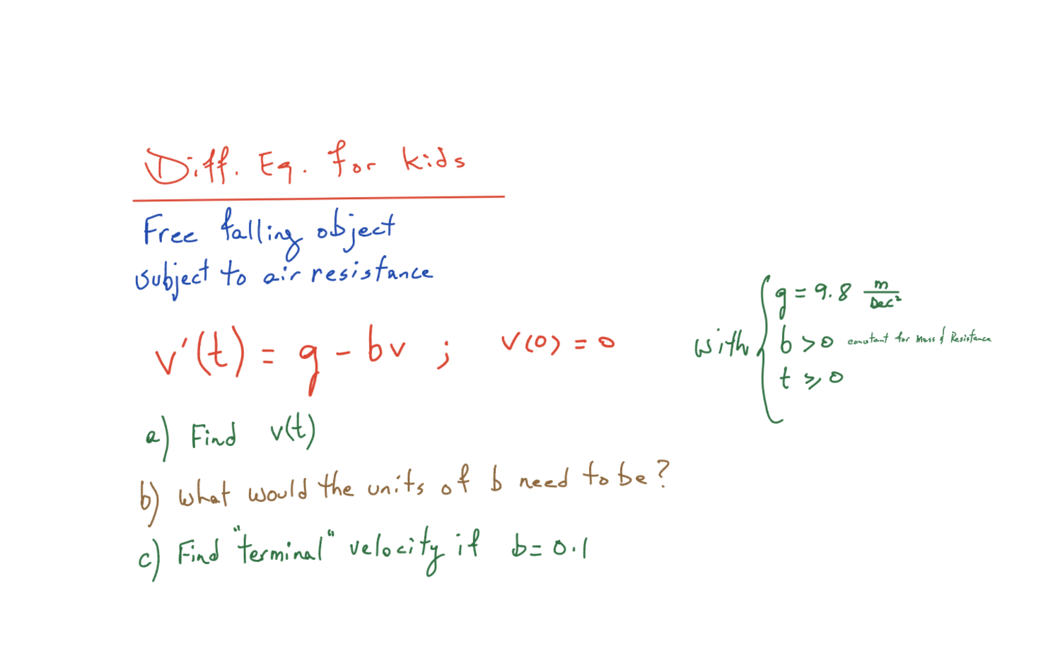 Solved 9 9 8 M Dec ز V O 0 Diff Eq For Kids Free F Chegg Com