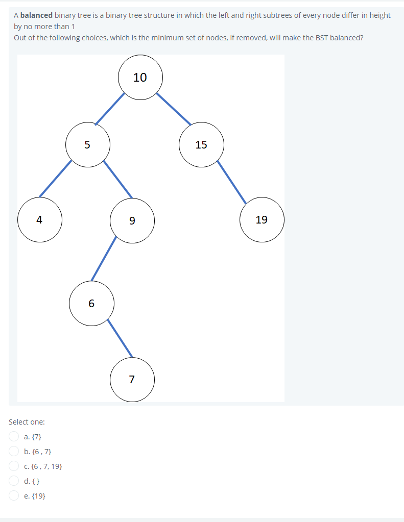 Solved: Data structures C++1-2-3- A balanced binary tree i