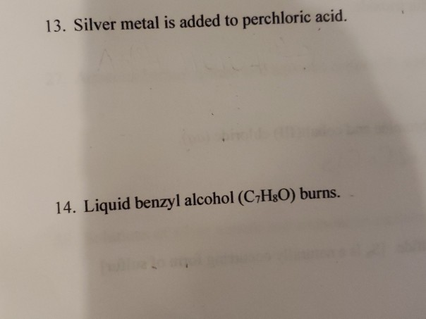 perchloric acid burn