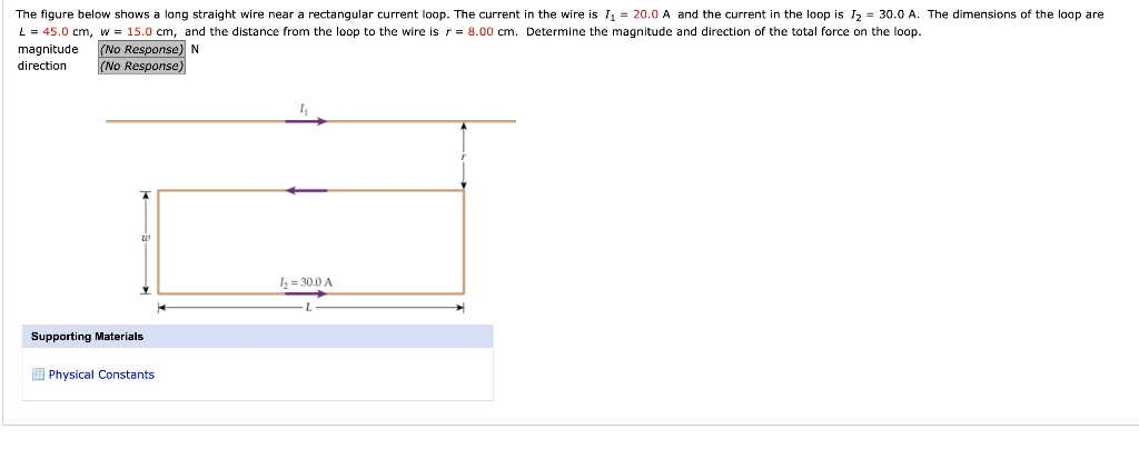 Solved The figure below shows a long straight wire near a | Chegg.com