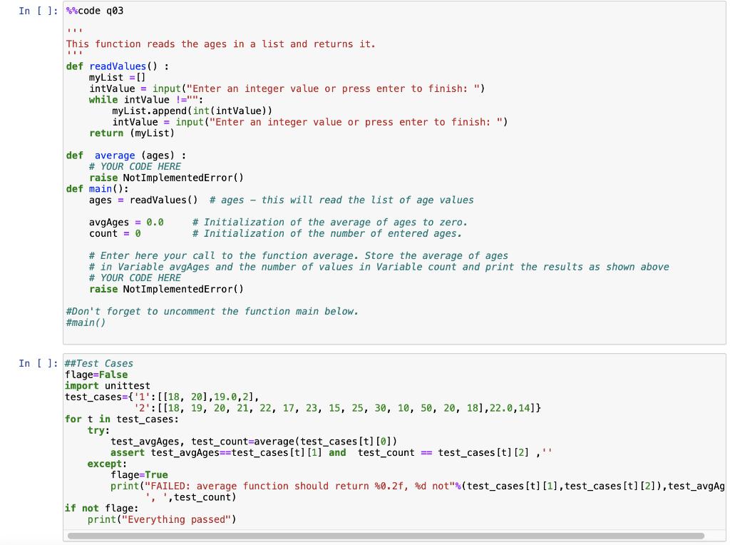 Solved Question # 3 Develop code for a Python function | Chegg.com