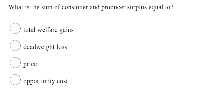 Solved What Is The Consumer Surplus Equal To? The Price A | Chegg.com