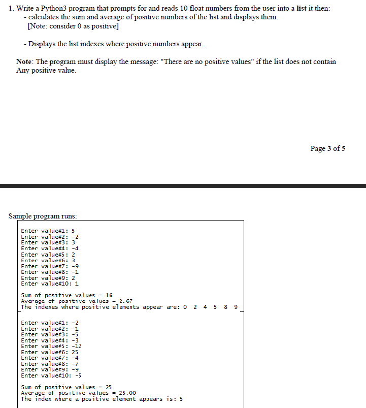Solved write a python code, with clear indentation please so | Chegg.com