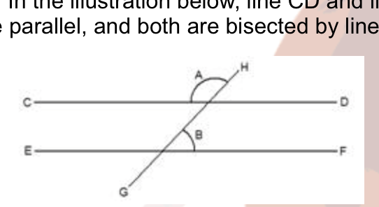 Solved 14. In the illustration below, line CD and line EF | Chegg.com