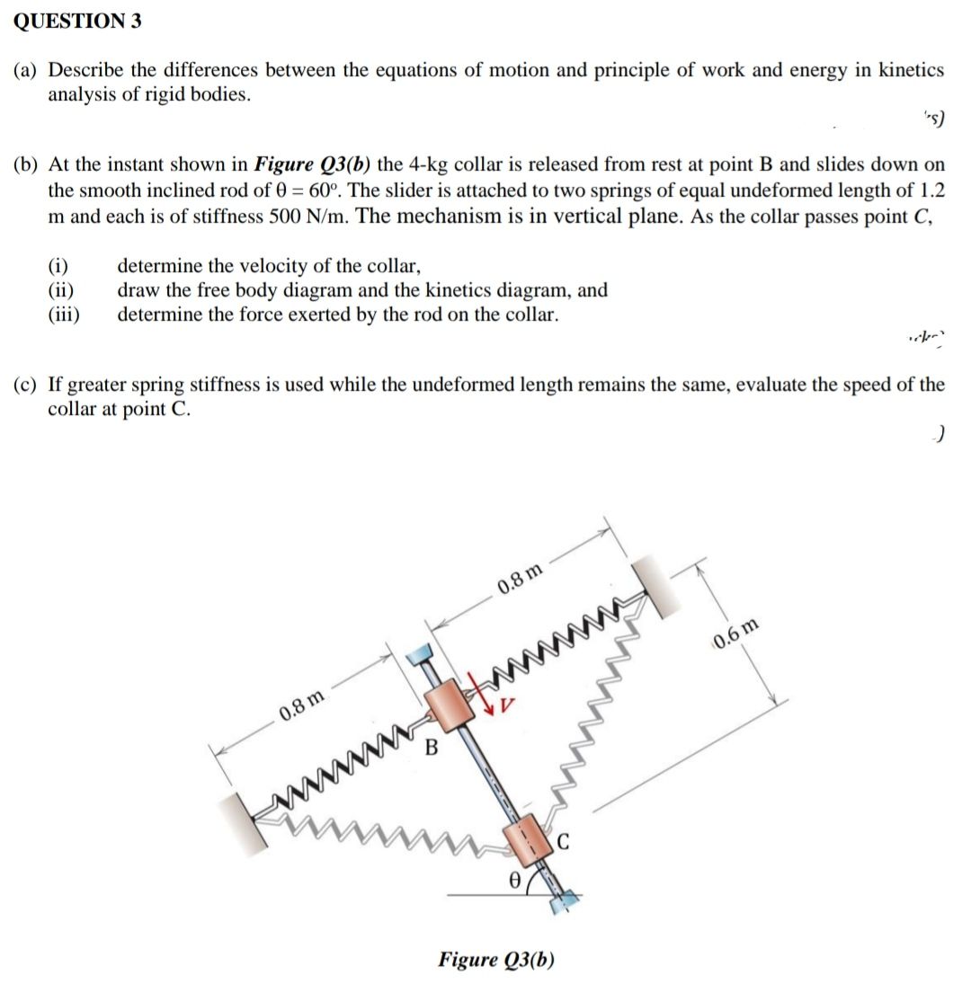 Solved (a) Describe the differences between the equations of | Chegg.com