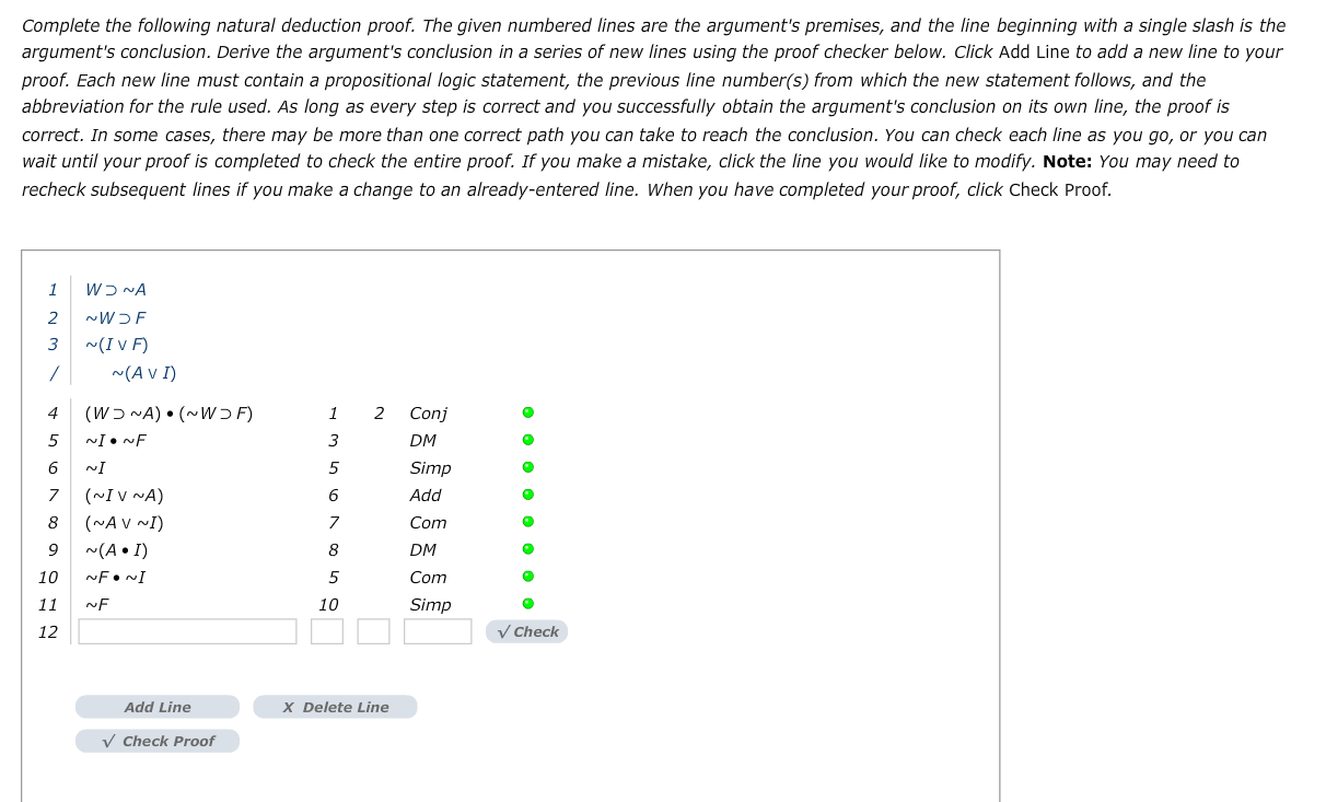 Solved Complete The Following Natural Deduction Proof. The | Chegg.com