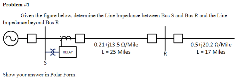 Solved Problem \#1Given the figure below, determine the Line | Chegg.com