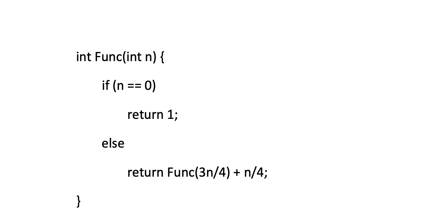 Solved Write the recurrent running time T(n) and solve using | Chegg.com