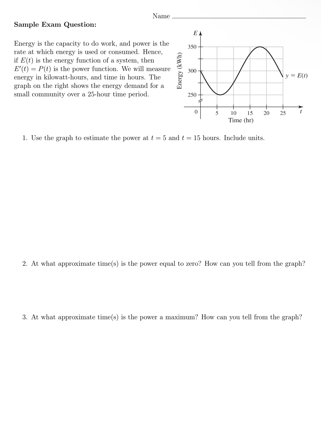 Solved Energy is the capacity to do work, and power is the