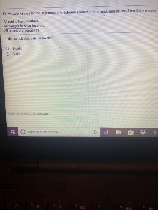 Solved Decide whether the argument is valid or invalid Some | Chegg.com