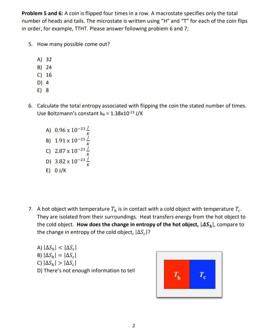 Solved Problem 5 And 6: A Coin Is Flipped Four Times In A | Chegg.com