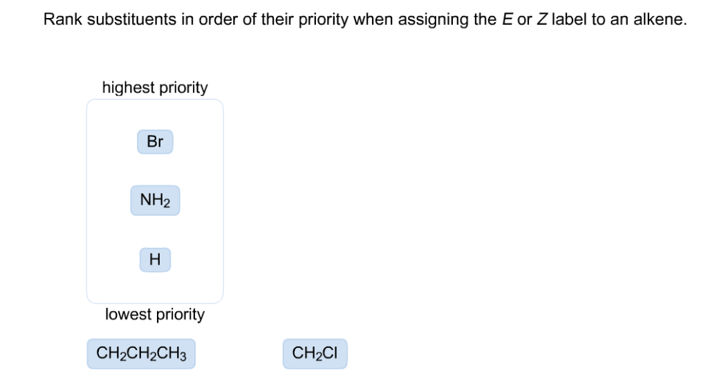 How To Rank Substituents In Order Of Priority