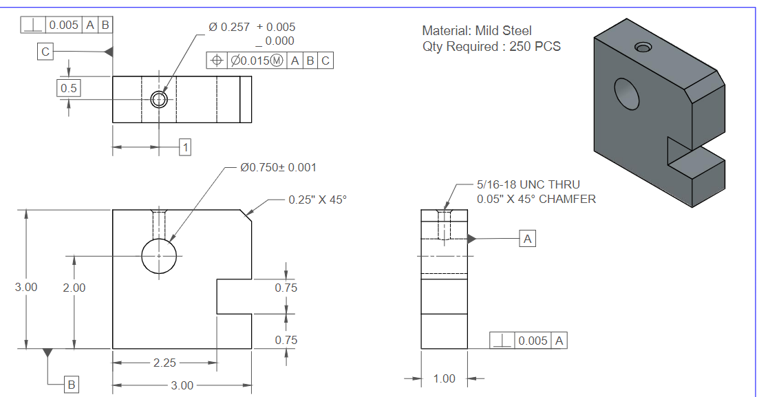 Solved can someone help me to design Jig for this workpiece? | Chegg.com