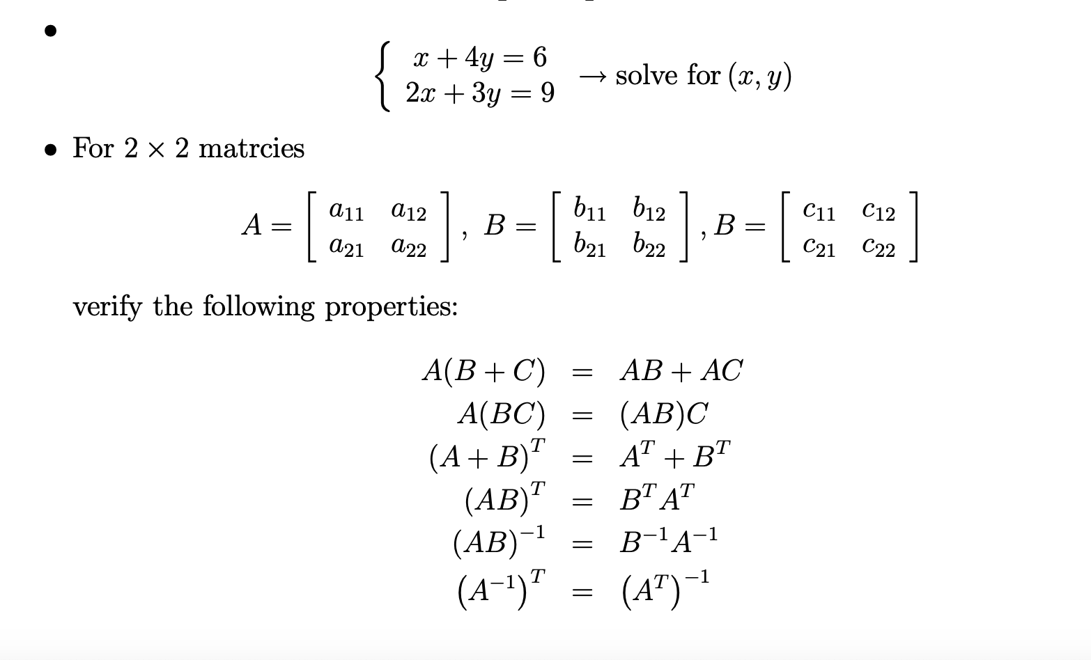 solved-x-4y-62x-3y-9-solve-for-x-y-for-2-2-matrcies-chegg