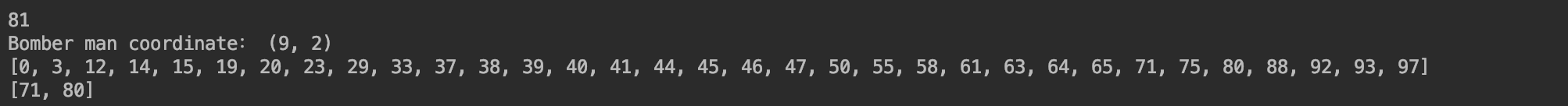 Bomb & Enemy Game @ python Generate 10*10 grids map, | Chegg.com