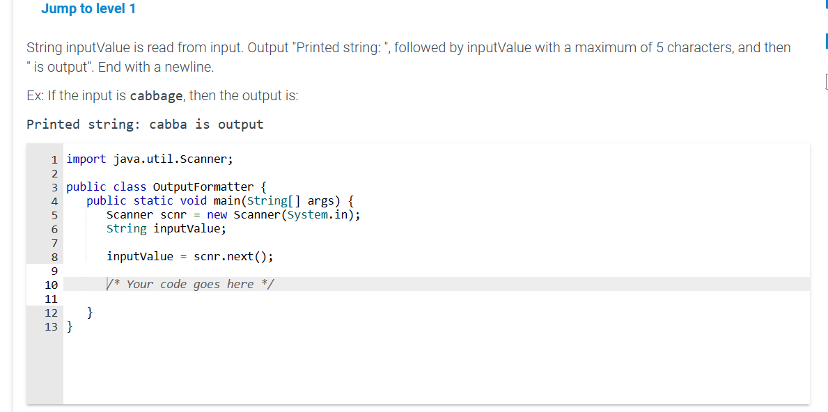 Solved Jump To Level 1 String InputValue Is Read From Input. | Chegg.com