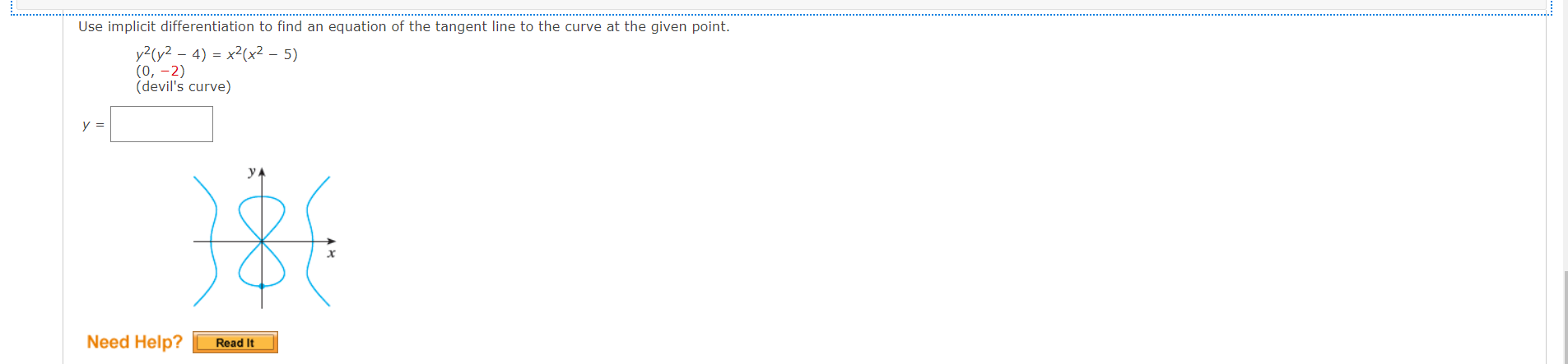 Solved Use implicit differentiation to find an equation of | Chegg.com