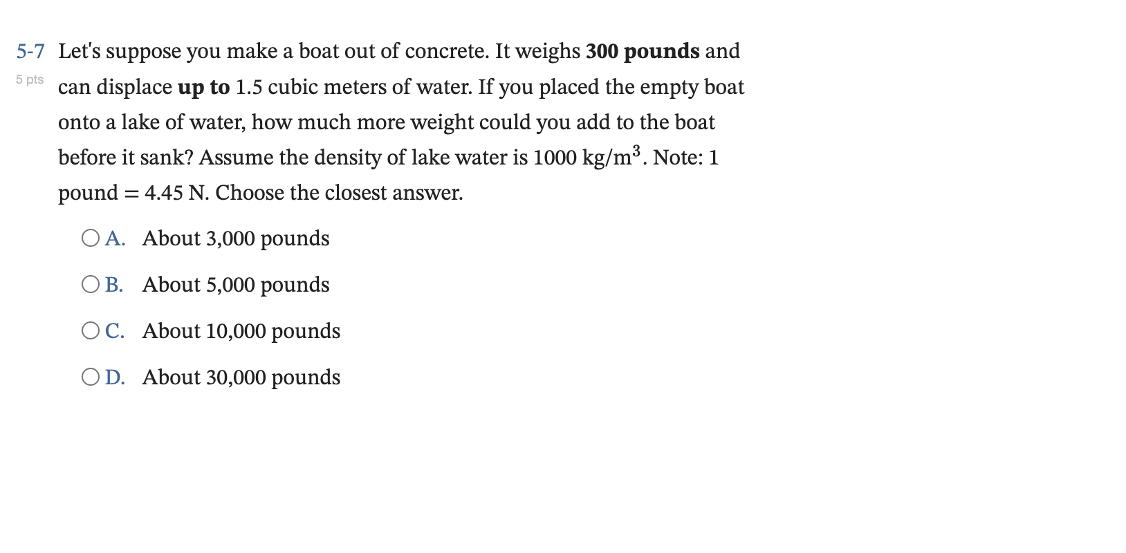 5000 pounds 2024 in kg