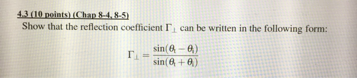 Solved 4.3 (10 points) (Chap 8-4.8-5 show that the | Chegg.com