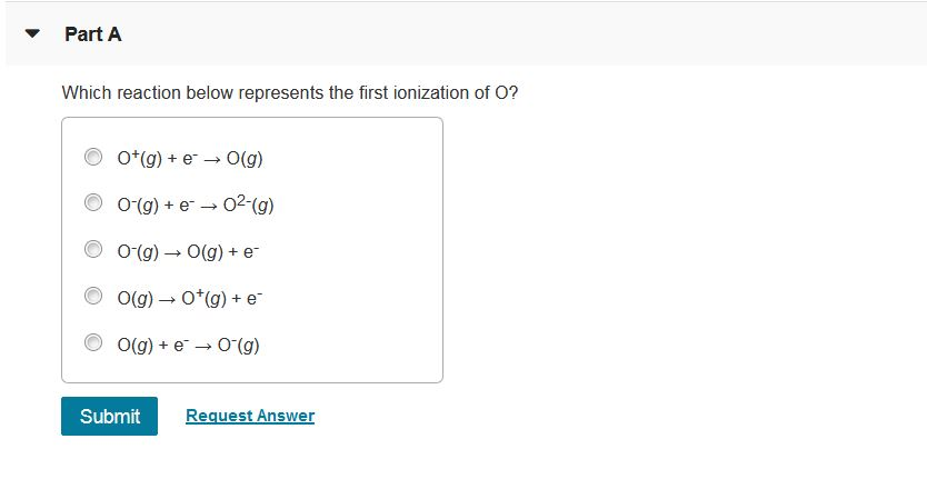 Solved Part A Which Reaction Below Represents The First I Chegg Com