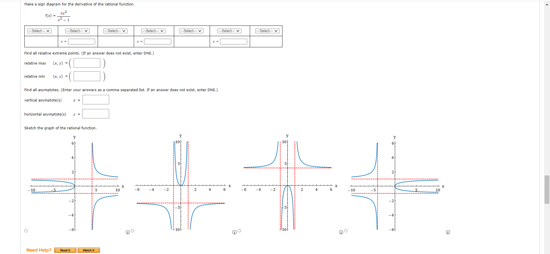 Solved Make a sign diagram for the derivative of the | Chegg.com