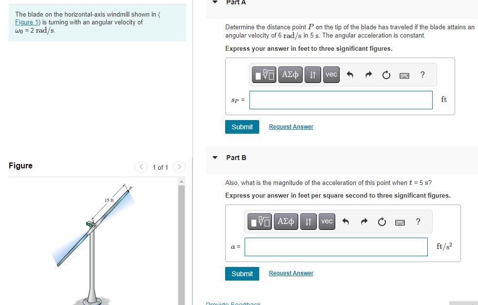 Solved the blade on the horizontal axis windmill shown in chegg