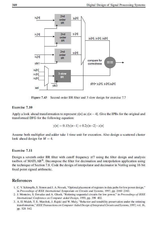 340 Digital Design of Signal Processing Systems x[n]