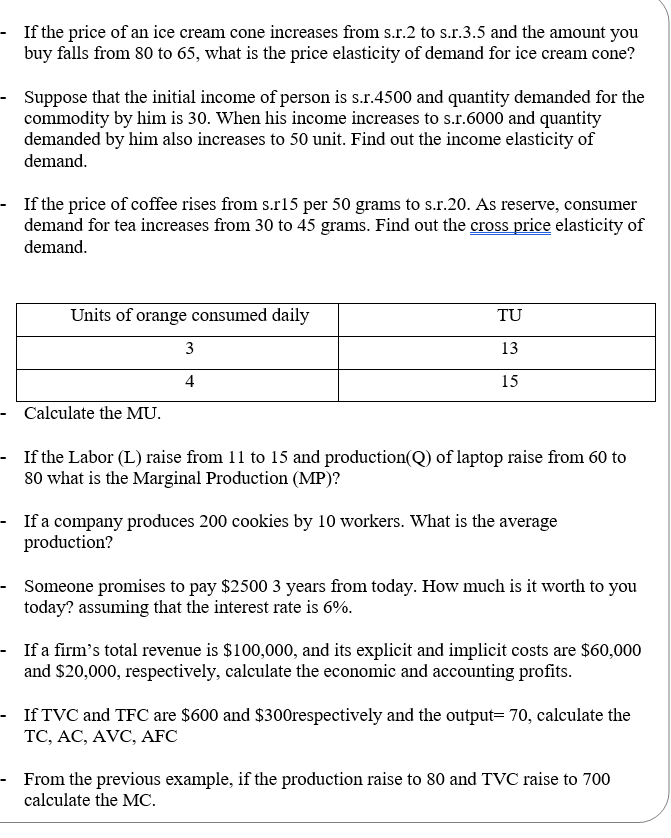 Solved If the price of an ice cream cone increases from
