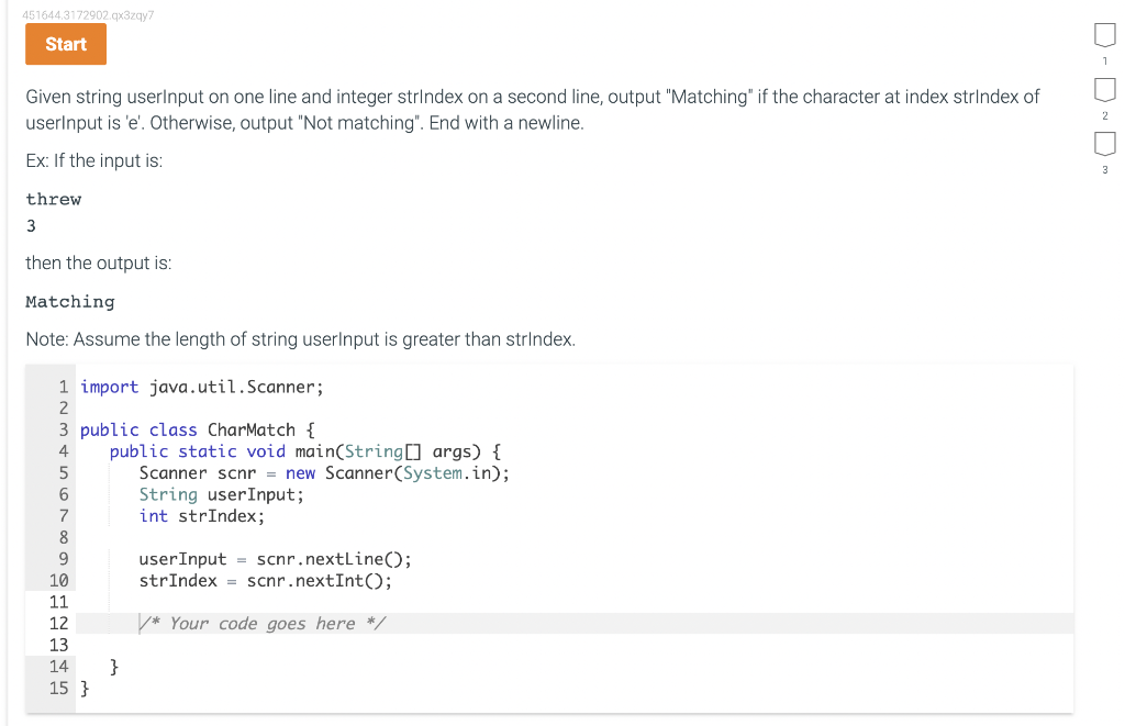 Solved Given String Userinput On One Line And Integer Chegg Com