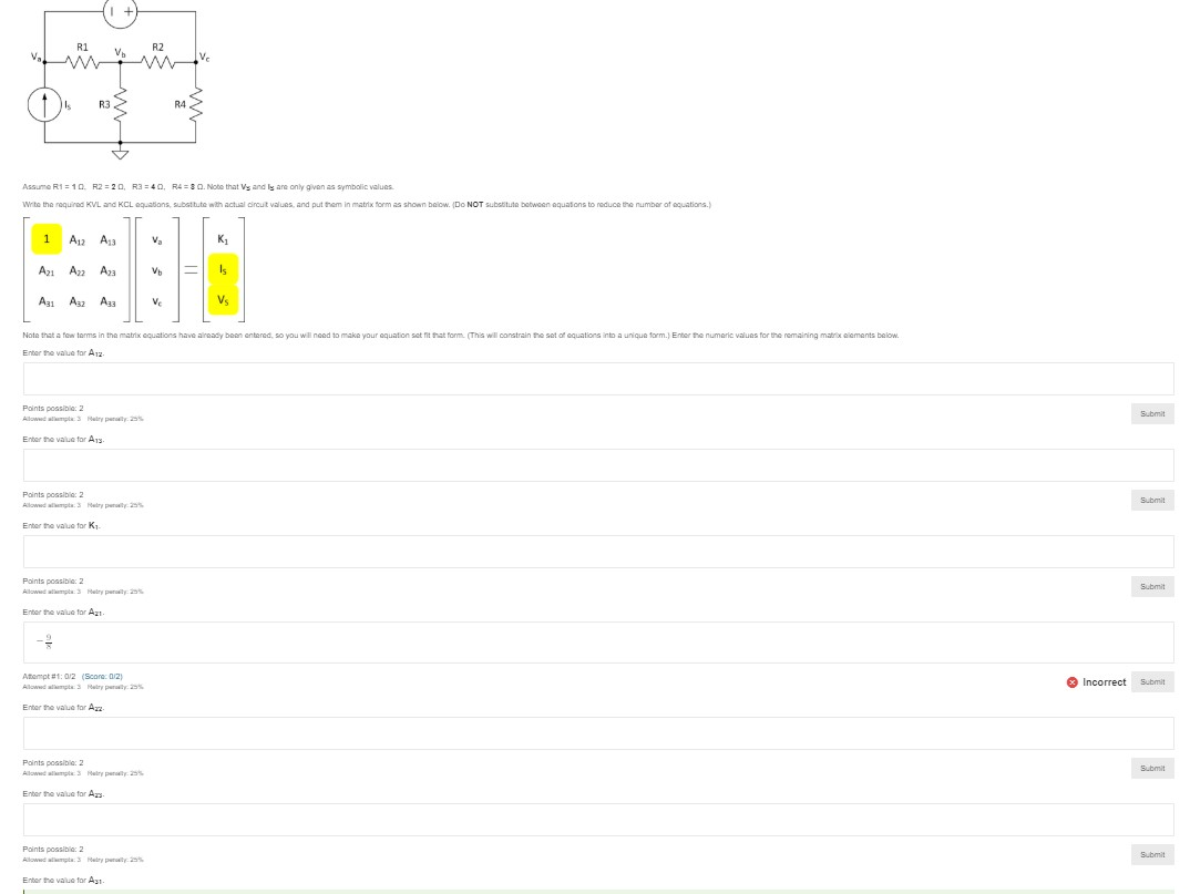 Solved Use the node voltage method to analyze the circuit | Chegg.com