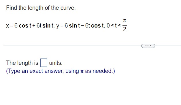 Solved Find The Length Of The | Chegg.com