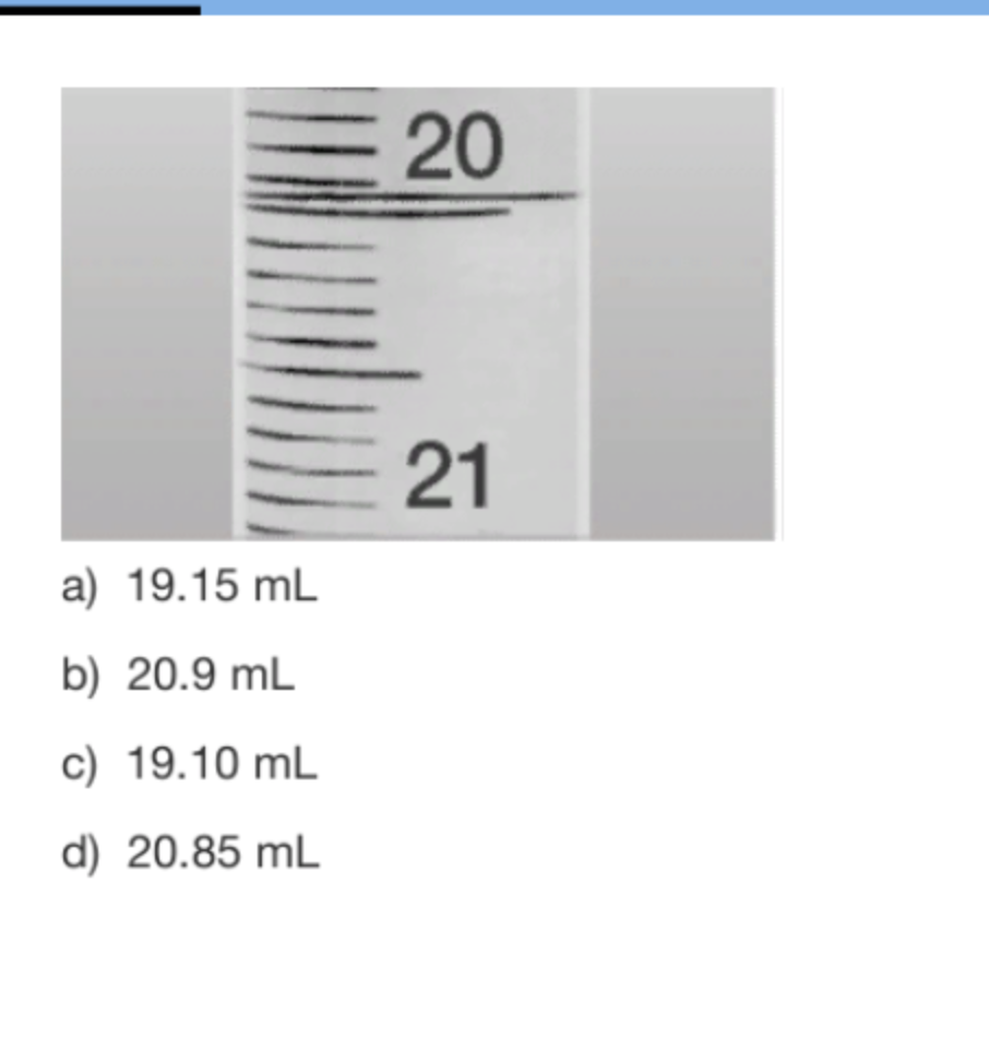 Solved 20 21 A 19 15 ML B 20 9 ML C 19 10 ML D 20 85 ML Chegg Com   PhpIImD8i 