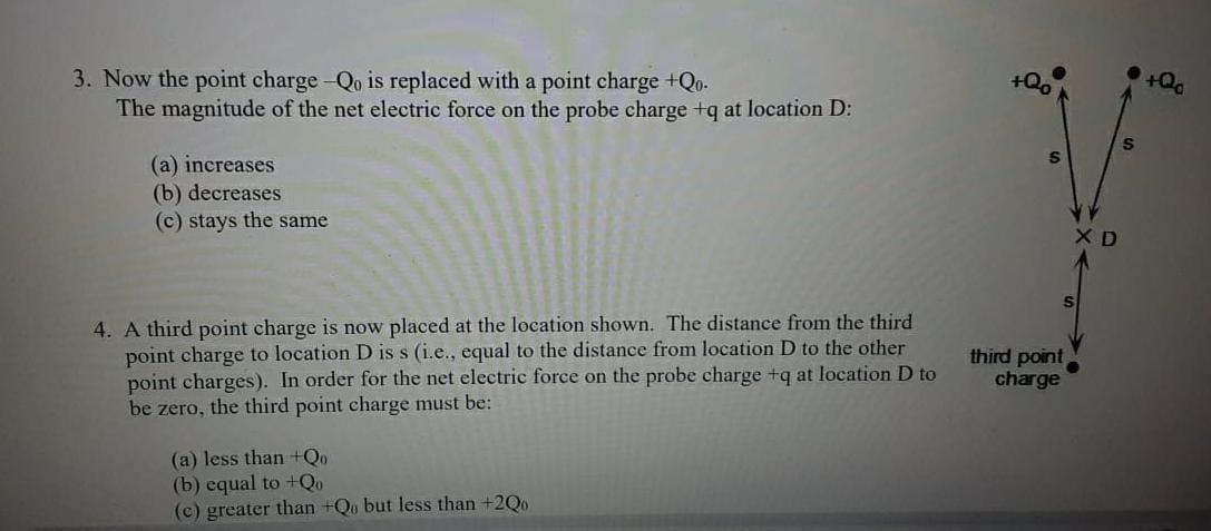Solved (a) increases (b) decreases (c) stays the same XD S | Chegg.com