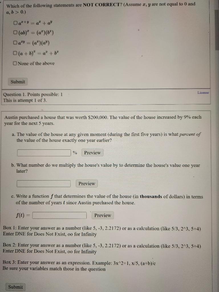 Solved Which of the following statements are NOT CORRECT? | Chegg.com
