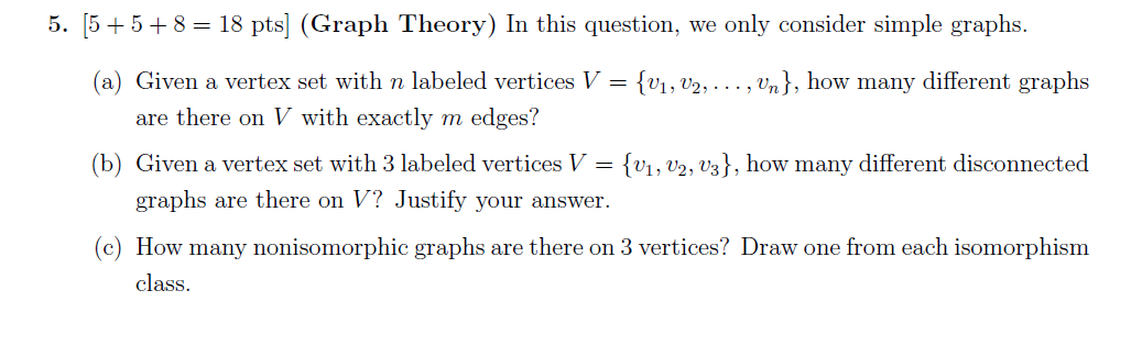 Solved Discrete Mathematics Graph Theory In this question, | Chegg.com