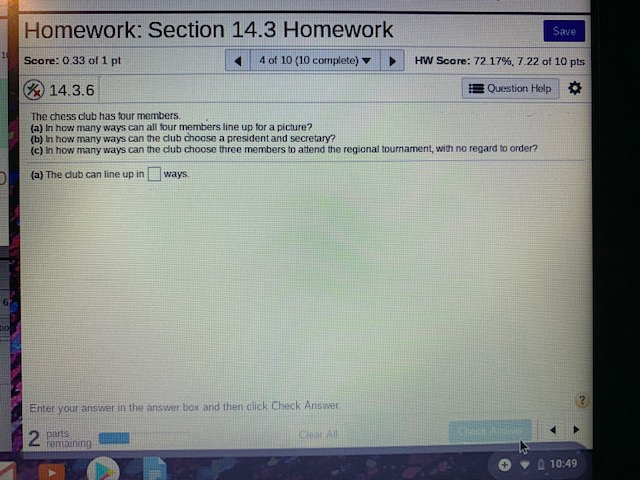 lesson 14 homework 3.3 answer key