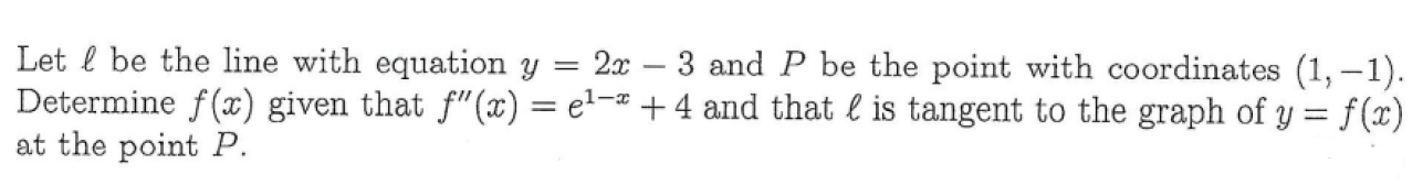 Solved Let ℓ Be The Line With Equation Y2x−3 And P Be The 1957