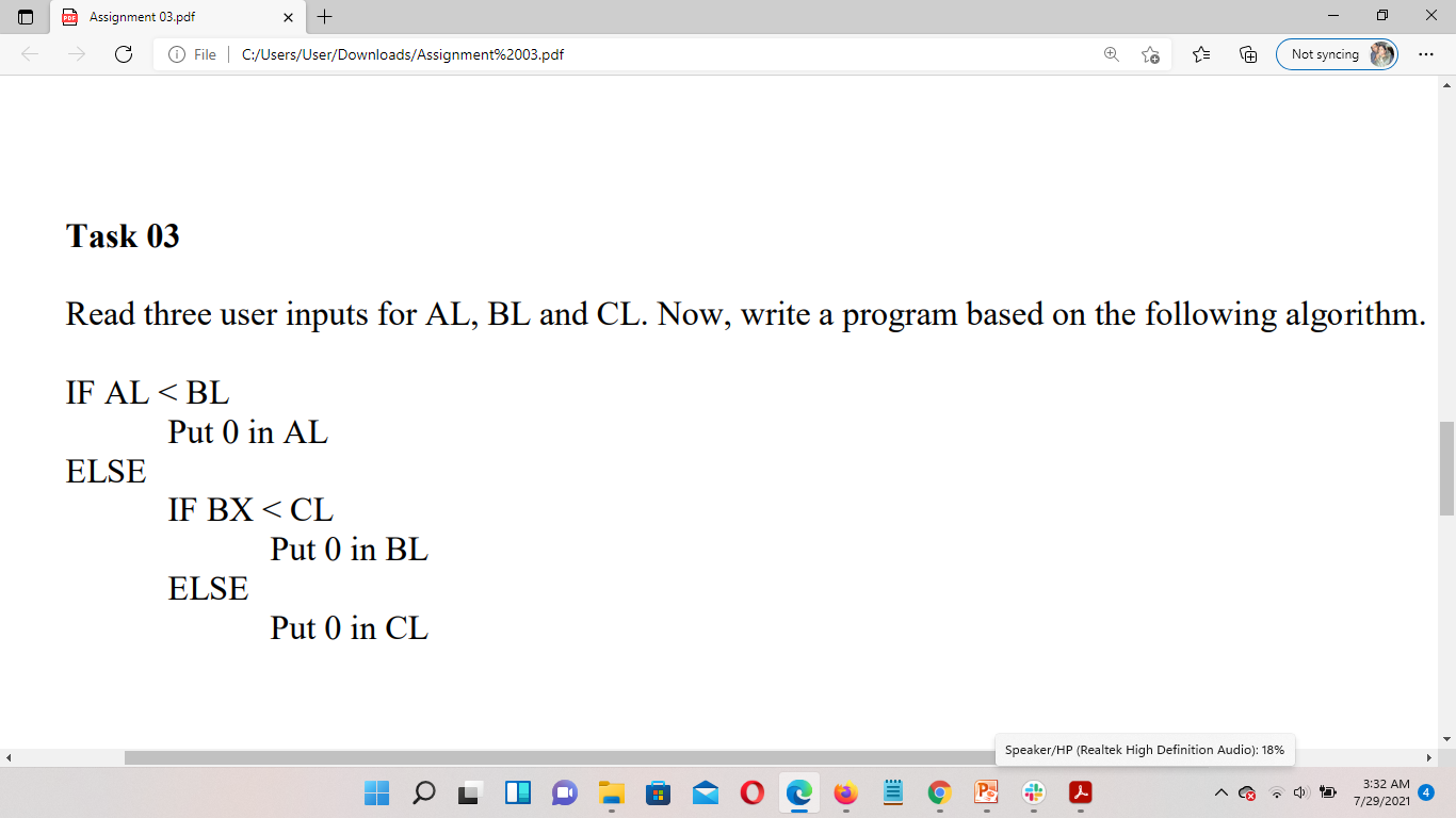 Solved PDF Assignment 03.pdf X + File | Chegg.com