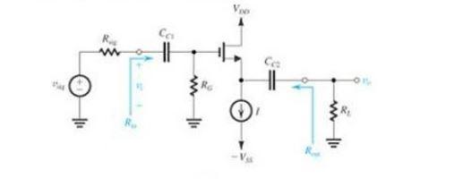 Solved Q3. The below circuit is Common Drain Amp. with | Chegg.com