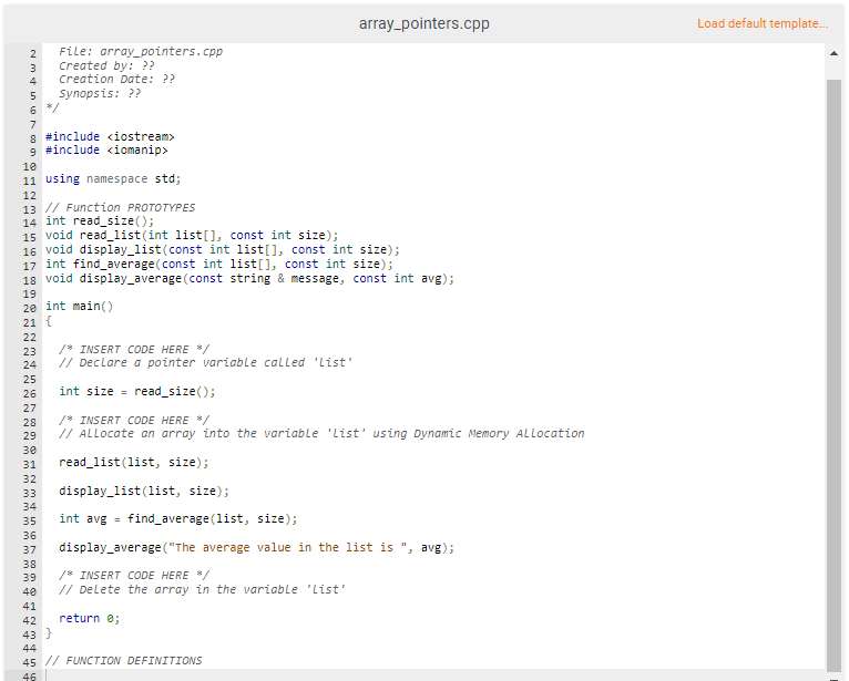 Solved Write a program that prompts the user for a list of | Chegg.com