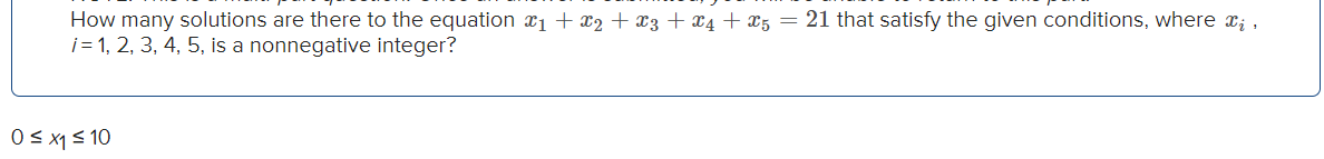 Solved How many solutions are there to the equation | Chegg.com