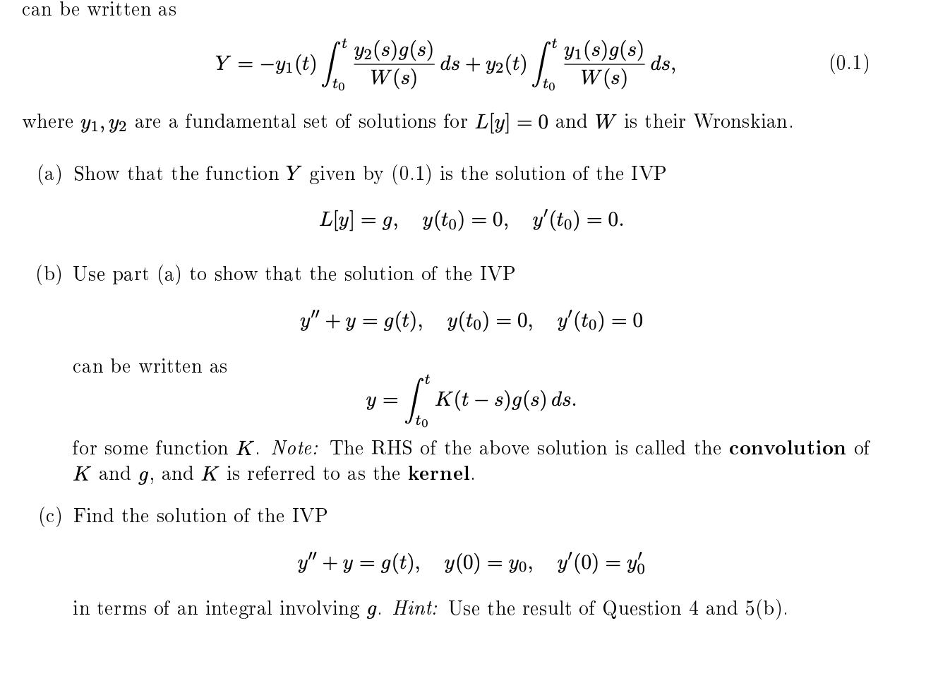 Solved Question 5. By using definite integrals rather than | Chegg.com