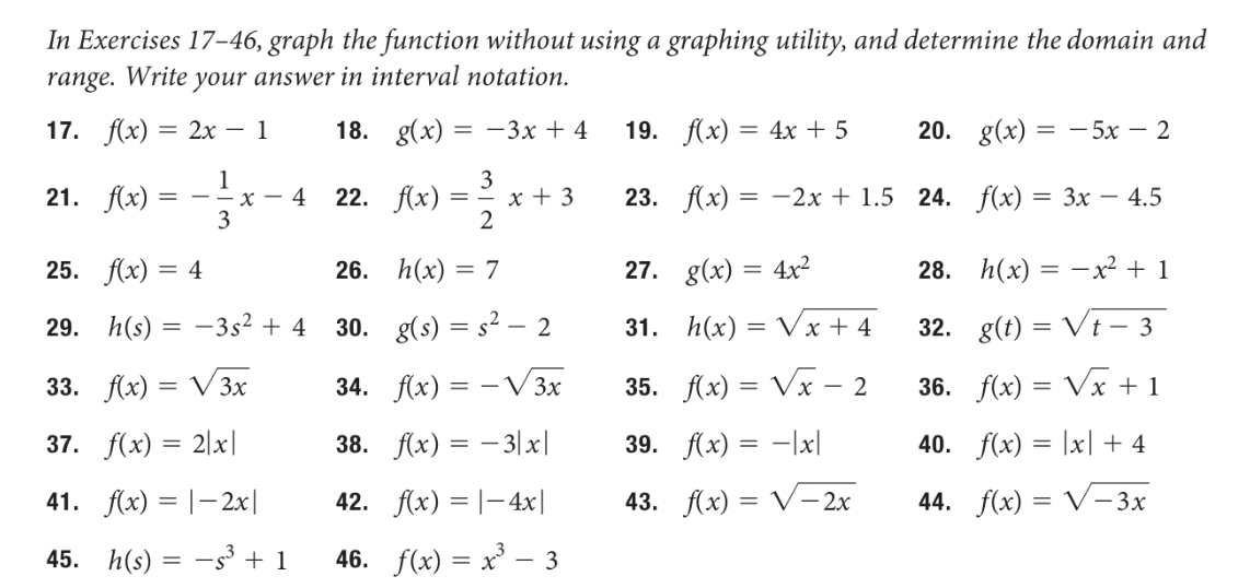 Solved In Exercises 1 ﻿problem 21, 25, 29, 31, 35, 39, 45 | Chegg.com