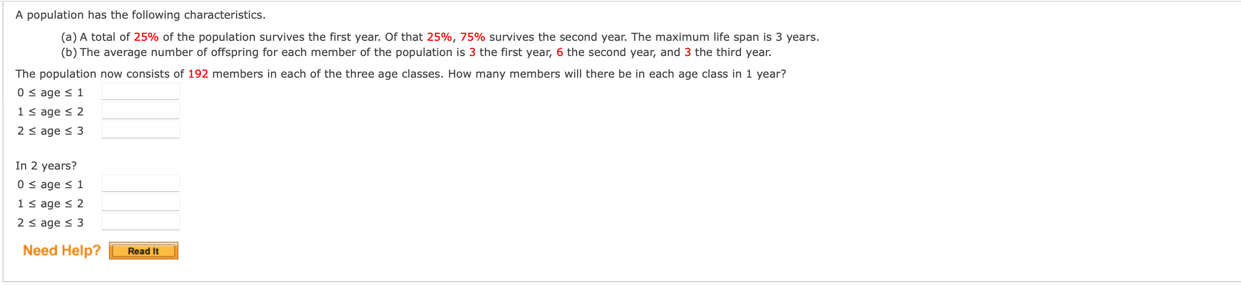 solved-a-population-has-the-following-characteristics-a-a-chegg