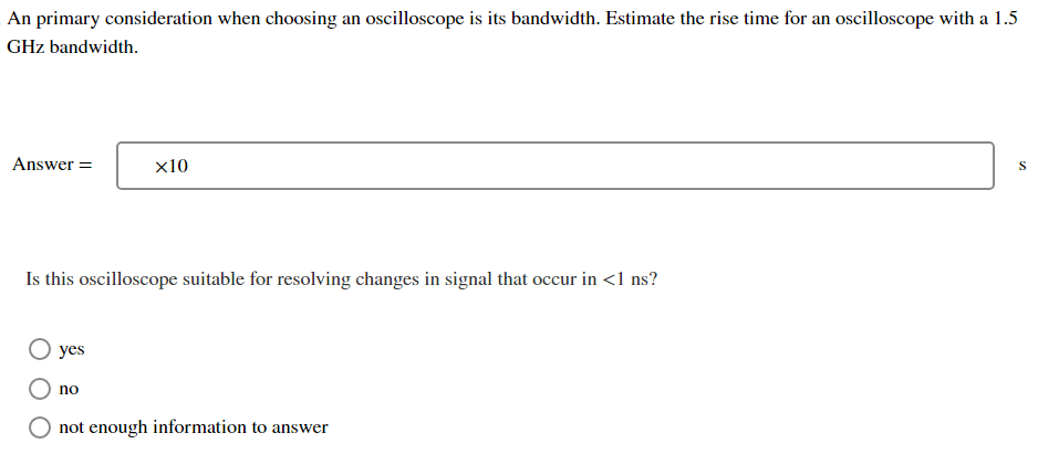 Choosing an Oscilloscope