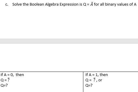 Solved I'm having trouble understanding Boolean Algebra. If | Chegg.com