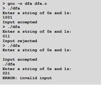 Solved The C program on the next page is an implementation | Chegg.com